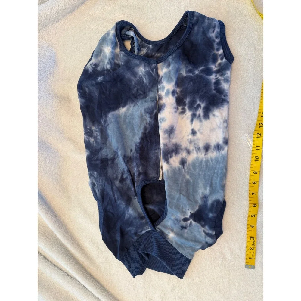 Lukovee Dog Recovery Suit Blue Tie Dye XXL Surgery Vest PRO-PS43-TBL-XXL